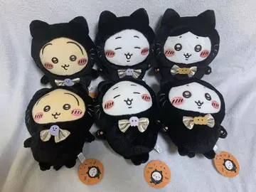 치이카와 (먼작귀) 검은 고양이 봉제 인형 3종 2세트
