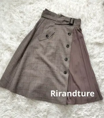 Rirandture 리랜드트루 트렌치 플리츠 아지메 스커트