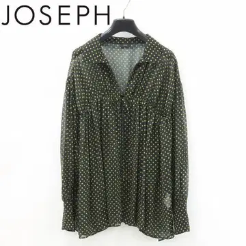 B7845 새상품급 JOSEPH(조셉) 워셔블 시어 블라우스 36