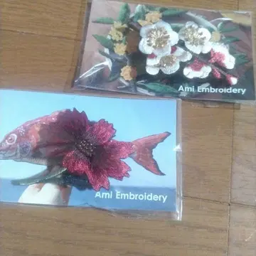 Ami Embroidery 자수 브로치