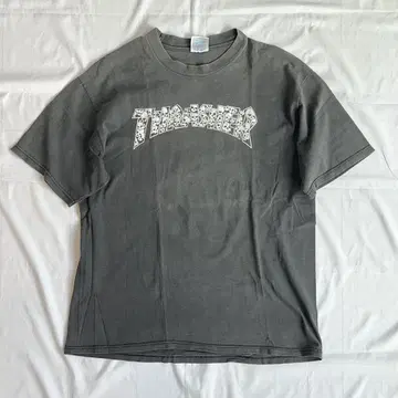 90s USA THRASHER 스컬 HANES 바디 L