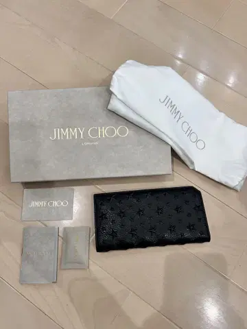 JIMMY CHOO 블랙 장지갑