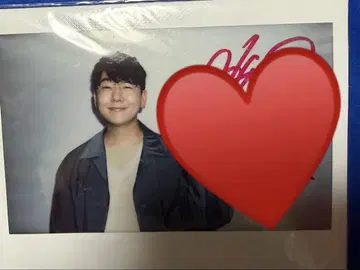 하나에 나츠키 사인 포함 폴라로이드 사진