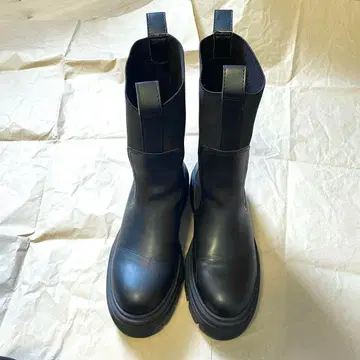 에코 가죽 사이드 고어 부츠 37