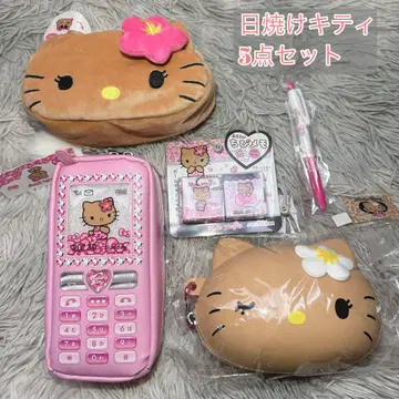 아베일 일광화상 키티 5세트 헬로키티 산리오 펜 케이스