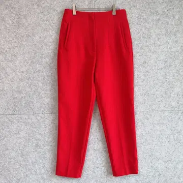 [ 자라 ZARA ] 하이웨스트 깔끔 테이퍼드 팬츠 슬랙스(M)