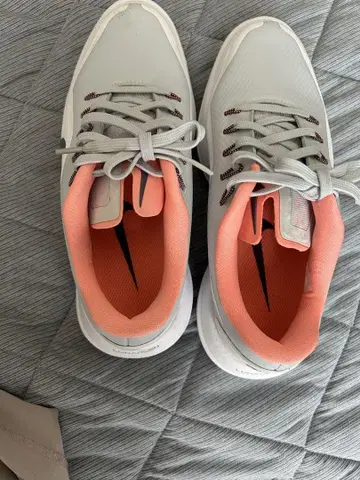 골프용 신발 그레이/오렌지 23cm