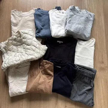 새상품급 유니클로 MUJI 등 10점