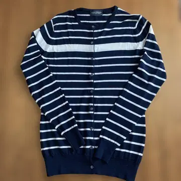JOHN SMEDLEY 스트라이프 가디건 M