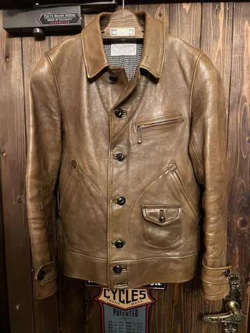 피그벨 레더 재킷 PHIGVEL MAKERS & Co.
