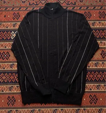 PS Paul Smith 드라이버즈 니트 스트라이프 블랙 L 솔리드