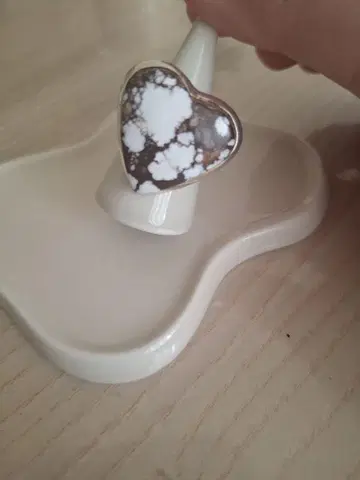 비쥬맘 큰 하트 반지