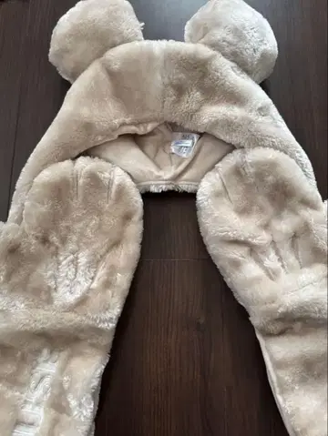 미키마우스 귀달이 퍼 모자