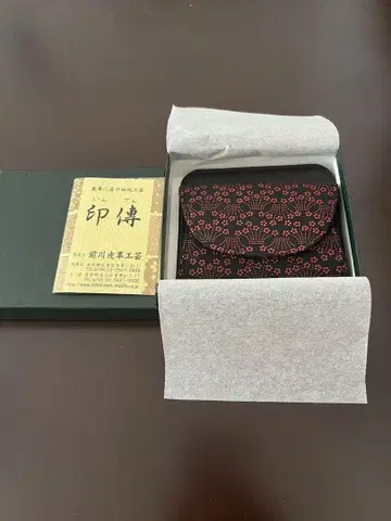 새상품 미사용 새상품급 인덴야의 지갑입니다.