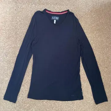 ARMANI JEANS 롱 T 블랙