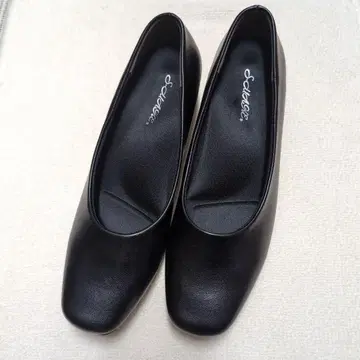 블랙 펌프스 24.5cm EEE