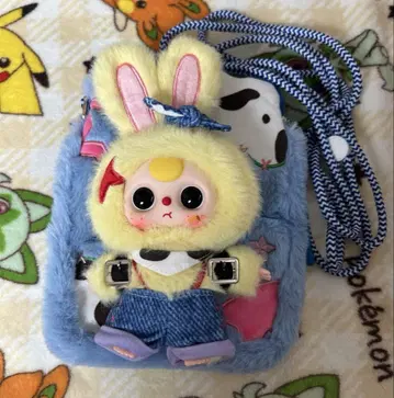 Baby three 토끼 봉제 인형 포함 스마트폰 파우치
