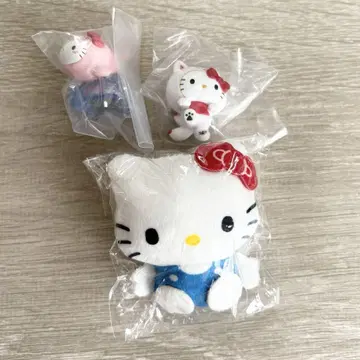 키티 헬로키티 굿즈 세트 봉제 인형 마스코트 캡슐 토이