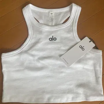 alo 화이트 탱크탑 M