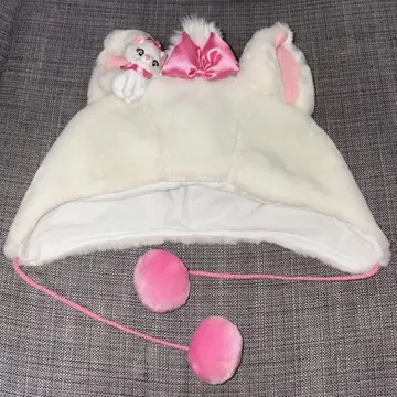 레어 디즈니 리조트 마리 팬캡 고양이 귀 모자 TDR 할로윈