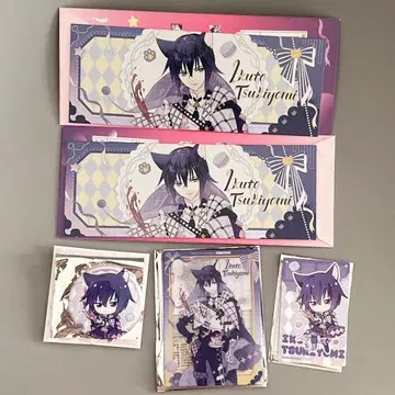 수호캐릭터! 콜라보 카페 한정판 츠키요미 이쿠토 5종 세트