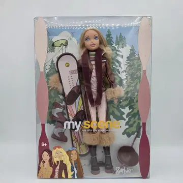 My Scene Chillin' Out 바비 인형 스노우보드 박스 포함
