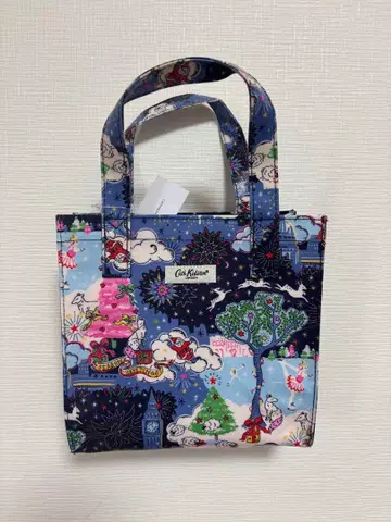 Cath kidston 스몰 북백 크리스마스 이브 패턴