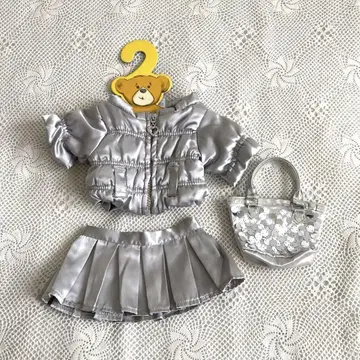 빌드어베어 코트 스커트 백 옷 갈아입기 의류 세트