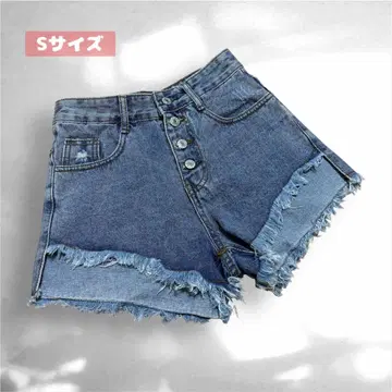 프린지 데님 숏팬츠 ST.Marks 세인트마크스