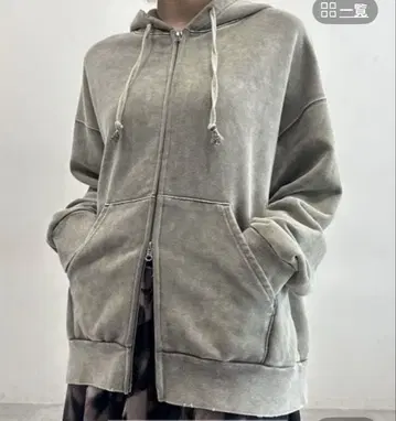 JEANASIS 이번 시즌 Fade 컬러 ZIP 후디 그레이 L