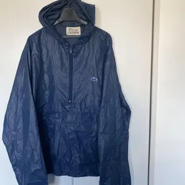 라코스테 LACOSTE 나일론 후드티 자켓 네이비 L
