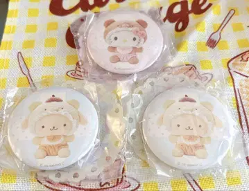 산리오 PVC 클리어 케이스 포함 캔뱃지