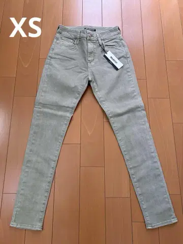 라이트 그린 스키니 데님 XS 미사용 새상품