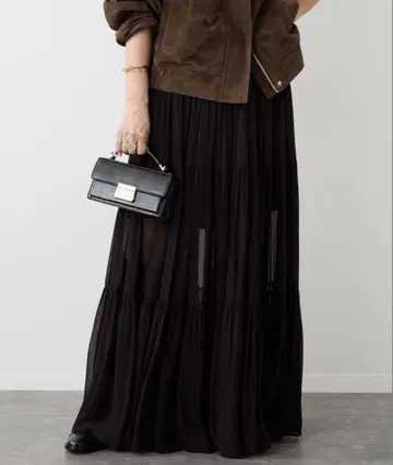 deuxieme class sheer boho 스커트
