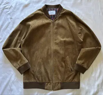 WHIMSY / SUEDE BOMBER JACKET BROWN
