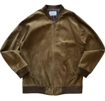WHIMSY / SUEDE BOMBER JACKET BROWN