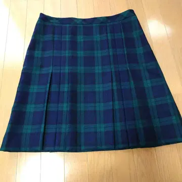 BROOKS BROTHERS 플리츠 스커트 블랙워치 8