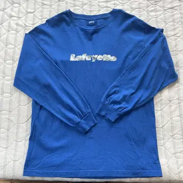 LFYT 파란색 로고 긴팔 셔츠 L