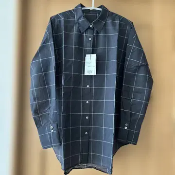 시어 체크 오버 셔츠 [ 새상품 ]