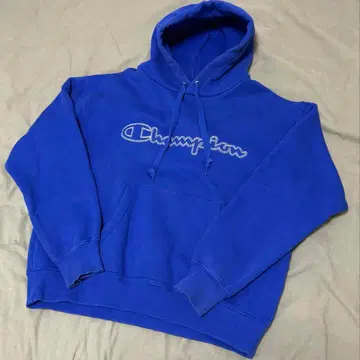 [ Champion ] 헤비웨이트 블루 후드티 LARGE
