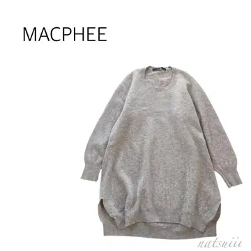MACPHEE 투모로우랜드 라무 캐시미어 크루 풀오버