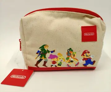 닌텐도 도쿄 스퀘어 파우치 패브릭 소재 닌텐도 도쿄 한정판