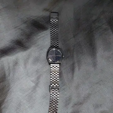 NIXON 실버 아날로그 손목시계