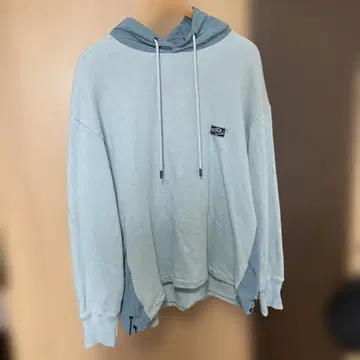 [USED]RDVZ 라이트 블루 후드티 M Psychedelic