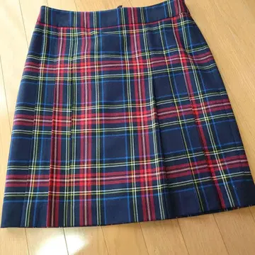 Brooks Brothers 체크 무늬 플리츠 스커트 사이즈 8