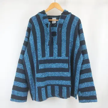VINTAGE 멕시코제 Artesanias Vega 사슴 메칸 후드티