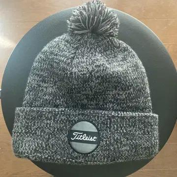 Titleist 폼폼 포함 니트 모자 그레이 57-59cm