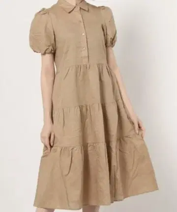 BANANA REPUBLIC 베이지 셔츠 원피스 S 사이즈