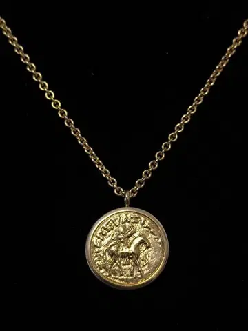 톰 우드 호스 코인 목걸이 925 골드