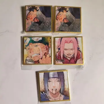 콩가샤 색지 NARUTO-나루토- 돌풍전 5장 세트